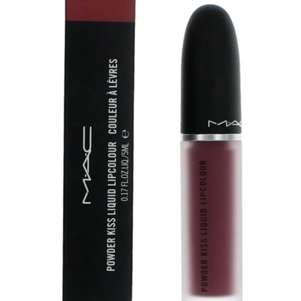 Mac Cosmetics Powder Kiss Liquid Lipcolour 990 More The Mehr-Ier 0.17 Oz